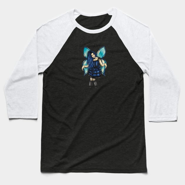 The Marionette Fairy Baseball T-Shirt by JBauerart